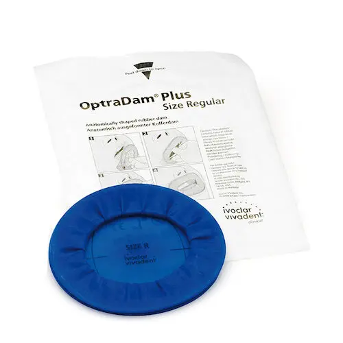 OptraDam Plus Assortment, Preframed Latex Rubber Dam, Regular & Small Sizes, 50/Box, 627401AN thumbnail 4
