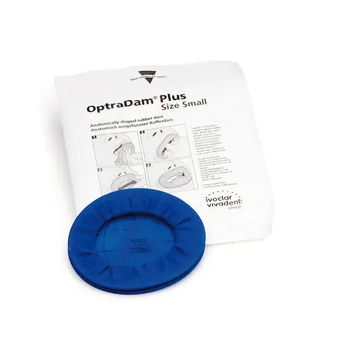 OptraDam Plus Small Refill, Preframed Latex Rubber Dam, 50/Box, Blue, 627400AN thumbnail 4