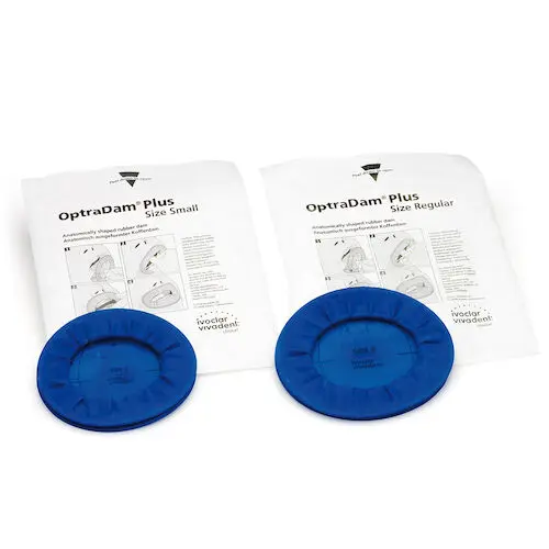 OptraDam Plus Regular Refill, Preframed Latex Rubber Dam, Blue, 50/Box, 627399AN thumbnail 2