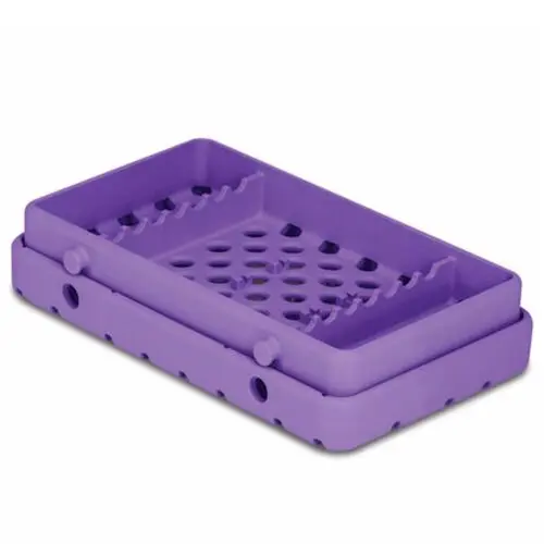 Practicon Cool Cassette 2 Size 7 Instrument Tray, Pure Purple, 7141914 PUR - Cool Cassette 2 Size 7 Instrument Tray Pure Purple - Image 1
