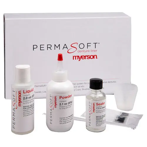 PermaSoft Soft Denture Liner Kit, Pink, 60g, PSKIT-60-PNK thumbnail 2