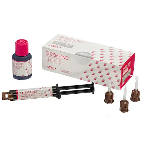 G-CEM ONE Universal Resin Cement Starter Kit, Translucent, 4.6 g Syringe with Tips and Adhesive Enhancing Primer, 013671 thumbnail 16