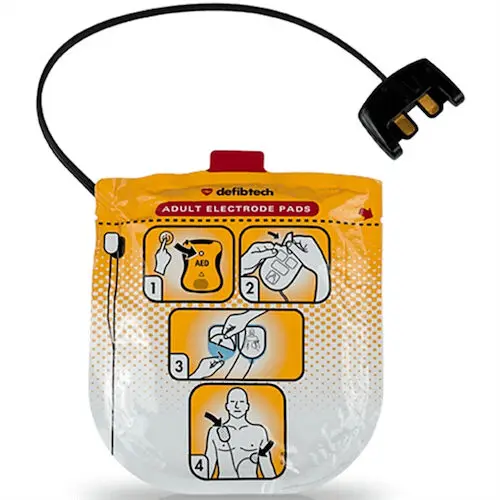 Defibtech Lifeline VIEW Adult Defibrillation Pads (DDP-2001), 1 Pair thumbnail 2
