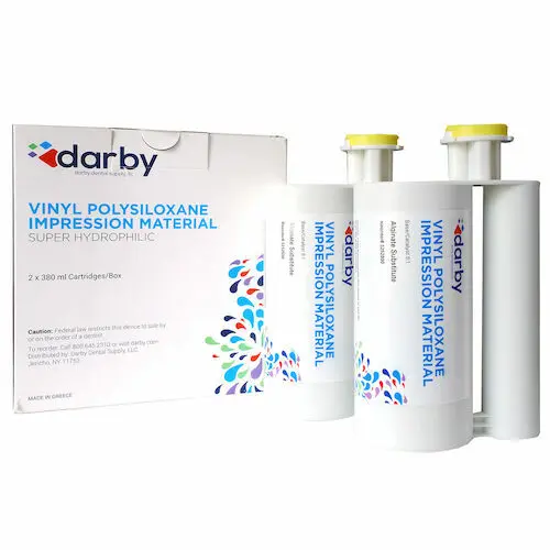 Darby Monophase Vinyl Polysiloxane Impression Material, Fast Set, Purple, 380 mL, 2/Box, 215203130F - Monophase, Fast Set, Purple, 380 mL, 2/Box, 215203130F - Image 1