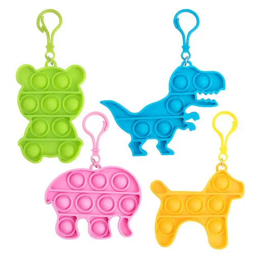 Sherman Specialty Popper Toy Keychain Assortment, 24/Pack, S25216 thumbnail 2