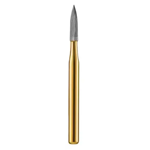 Kerr Trimming & Finishing Carbide Bur FG 7903, Needle Shape, 12 Flute, Friction Grip, 1.2 mm Diameter, 3.7 mm Length, 10/Pk, FG7903-KC0 thumbnail 3