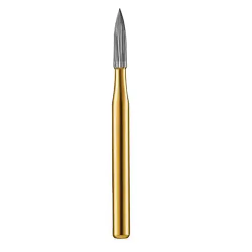 Kerr Trimming & Finishing Carbide Bur FG 7902, Needle Shape, 12 Flute, 1 mm Diameter, 3.4 mm Length, 100/Pk, FG7902-KCC thumbnail 3