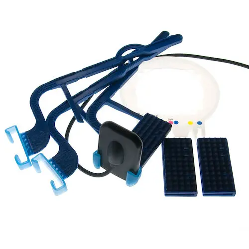 TrollByte Kimera Bio Blue Digital Sensor Holder Kit 2905 for Vertical Bitewings and Anteriors, Blue, 3 Holders, 3 Biteblocks, 1 Aiming Ring, 1571290503 thumbnail 3