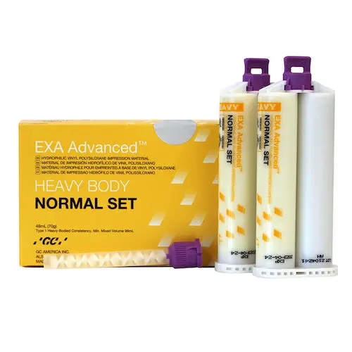 EXA Advanced VPS Heavy Body Normal Set Impression Material Value Pack, 8 x 48 mL Cartridges with 24 Mixing Tips, 138116 thumbnail 4