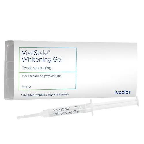 VivaStyle Take-Home Teeth Whitening Gel Refill, 16% Carbamide Peroxide, 3 x 3 mL Syringes, 755873 thumbnail 2