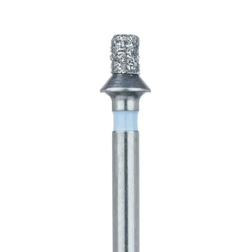 Meisinger 828B-017-FG Occlusal Reduction Diamond Bur, Friction Grip, Medium Grit, Blue Ring, 1.7mm Diameter, 2.2mm Working Length, 5/Pack thumbnail 3