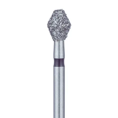 Meisinger 811H-033-FG Diamond Bur, FG, Super Coarse, Black, Barrel, 3.3 mm Head Diameter, 4.0 mm Head Length, 5/Pkg thumbnail 4