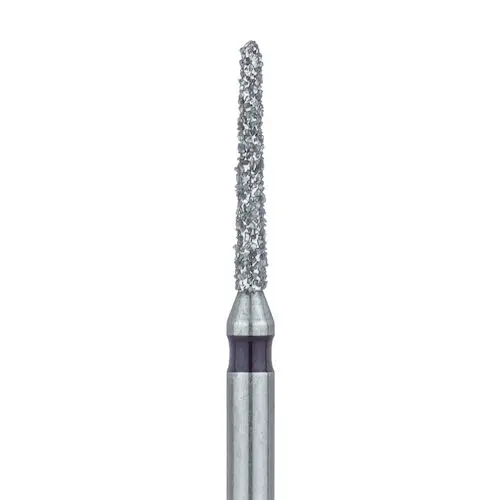 Meisinger Diamond Bur 850H-012-FG, Round End Taper, Super Coarse (Black), 1.2 mm Head, 5/Pack thumbnail 5