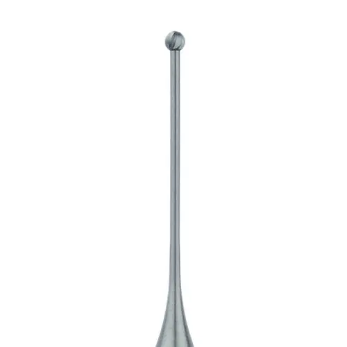 Meisinger Muller Surgical Carbide Bur, 18 mm Length, 1.2 mm Head Size, #2, Right Angle Extra Long (RAXL) Shank, 10/Pk, 191R-120-RAX thumbnail 3