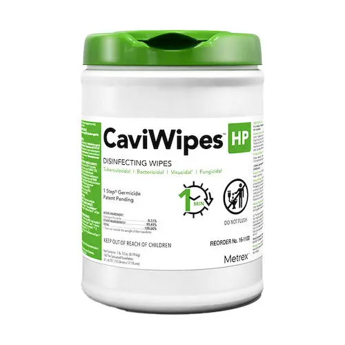 CaviWipes HP Disinfectant Towelettes, 6" x 6.75", 160/Canister, 16-1100 thumbnail 5
