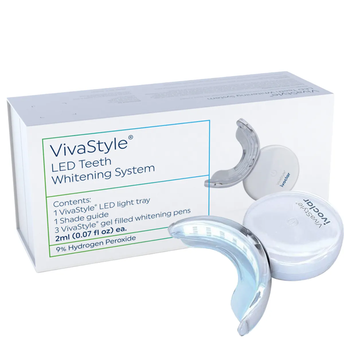 VivaStyle® Take-Home LED Teeth Whitening System, 9% Hydrogen Peroxide Kit, 756342 thumbnail 2