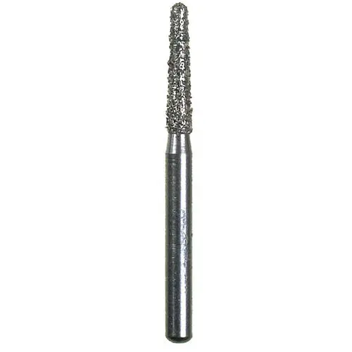 Spring Health Products #773.7 Coarse Round End Taper Diamond Bur, FG (Friction Grip), 855-018, Single-Use, 25/Pack thumbnail 2