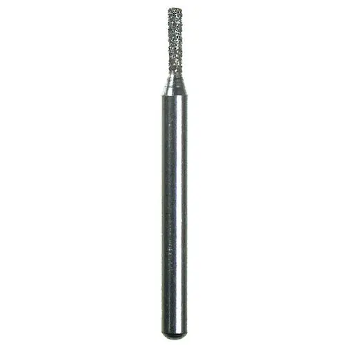 Spring Health Products Coarse Flat End Cylinder Diamond Bur, FG 835-008, Single-Use, 25/Pack thumbnail 2