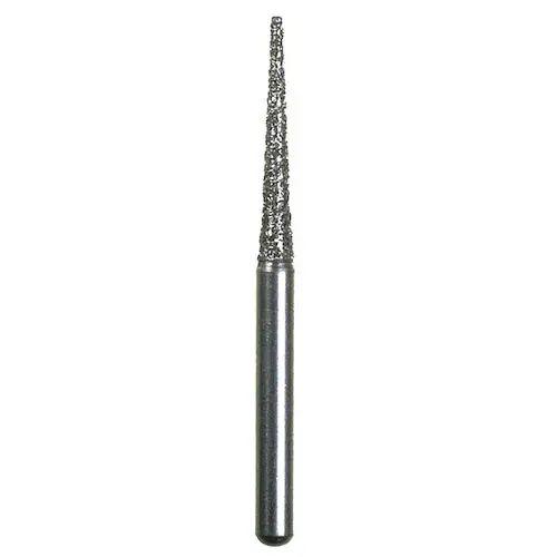 Spring Health Products #700.9 Coarse Flat End Taper Diamond Bur, FG, 847-012, Single-Use, 25/Pack thumbnail 2