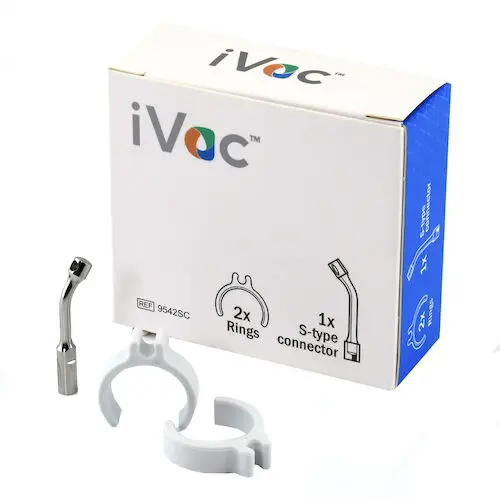 iVac S-Type Piezo Connector with 2 Rings, 1/Pkg, 9542SC thumbnail 3