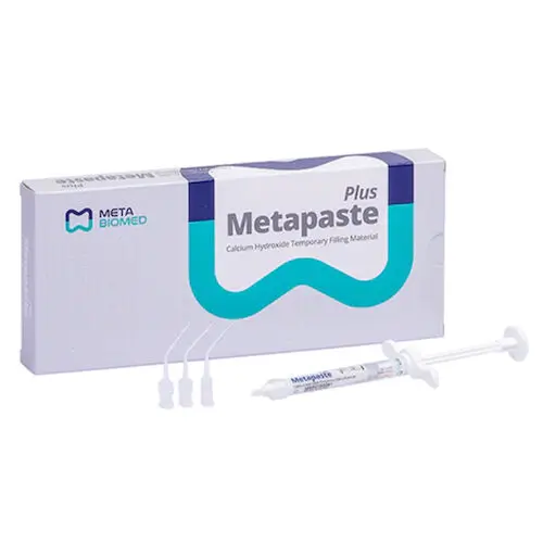 Meta Biomed Metapaste PLUS Calcium Hydroxide Paste with Barium Sulfate, 2.2g Syringe with 20 Tips, 301002 thumbnail 3
