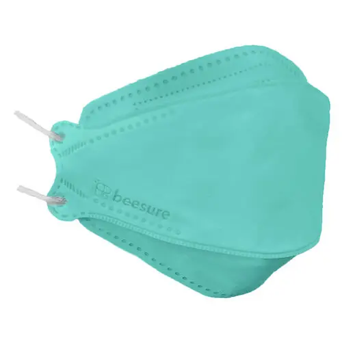 BeeSure Radiant Procedure Face Mask, ASTM Level 3, Aqua, 40/Box, BE2600 thumbnail 4
