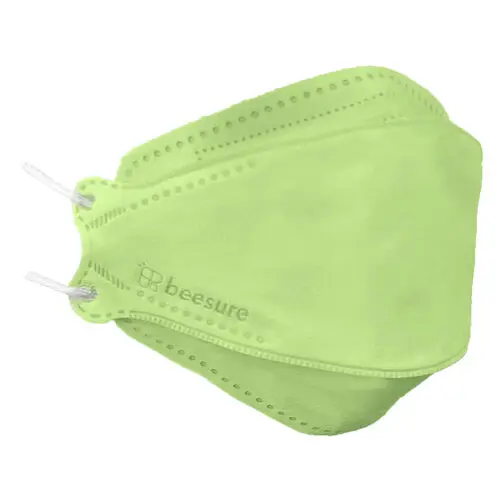 BeeSure Radiant Procedure Face Mask, ASTM Level 3, Lime, 40/Box, BE2610 thumbnail 4