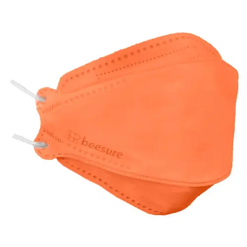 BeeSure Radiant Procedure Face Mask, ASTM Level 3, Orange, 40/Box, BE2620 thumbnail 4