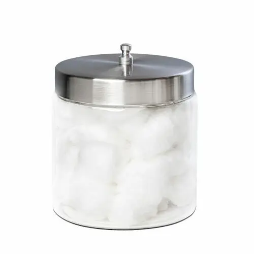 Dukal Tech-Med Glass Dressing Jar with Stainless Steel Lid, 3" x 3", 1/Box, 4014 thumbnail 3