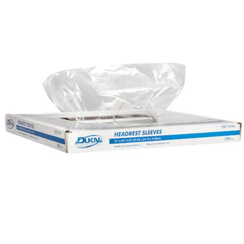 Dukal Headrest Cover, 11" x 9.5" x 2", 250/Pkg, 27602 - 11" x 9.5" x 2", 250/Pkg, 27602 - Image 1