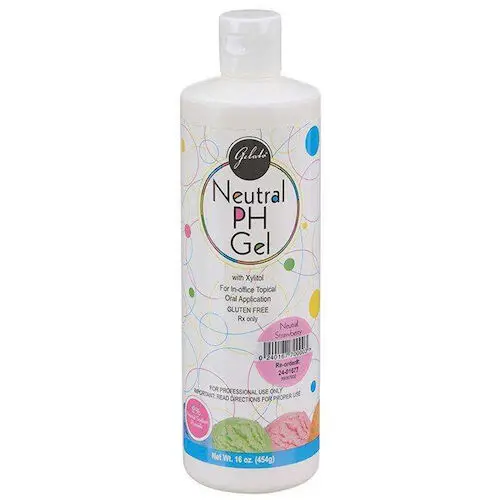 Gelato Neutral pH Fluoride Gel, Strawberry, 16 oz Bottle, 24-01677 thumbnail 2