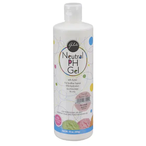Gelato Neutral pH Fluoride Gel, Bubble Gum, 16 oz Bottle, 24-01777 thumbnail 2