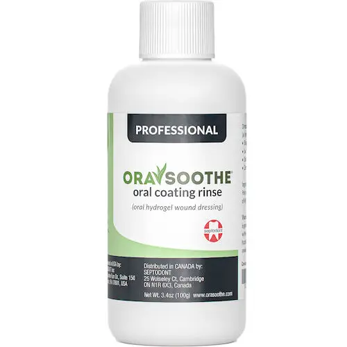 Septodont OraSoothe Oral Coating Rinse, Professional, 3.4 oz Bottle, Unflavored, 01S0620 thumbnail 2