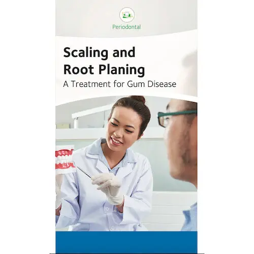American Dental Association Scaling and Root Planing Patient Education Brochure, 6 Panel, English, 50/Pk, W613 thumbnail 2