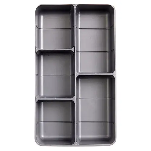 Zirc Dental Drawer Organizer, Gray, 20Z2101 - Organizer, Gray, 20Z2101 - Image 1