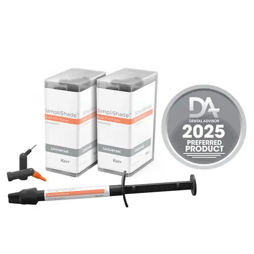 Kerr SimpliShade Bulk Fill Flow Composite Syringe, Universal Shade, 2 x 2 g Syringes, 37207 thumbnail 4