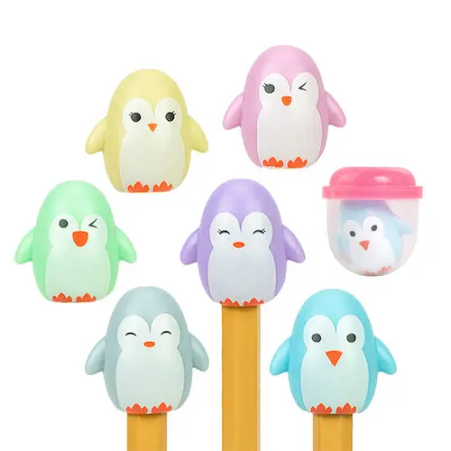 Sherman Specialty Penguin Pencil Topper Vending Capsules, Assorted Pastel Colors, 1", 250/Pkg, JV575 thumbnail 2