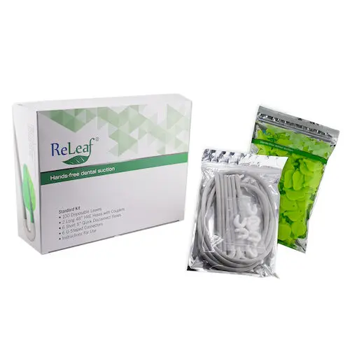 ReLeaf Standard Kit (RLF10035) - Hands-Free HVE Suction System, 100 Leaves, 2 Long Hoses, 6 Short Hoses, 6 U-Shaped Connectors thumbnail 3