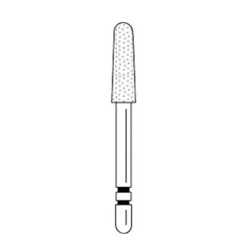 Two Striper Black Diamond Bur, Super Coarse, Round End Taper, #790.8SC, Friction Grip, 5/Pk, 2015712 thumbnail 3