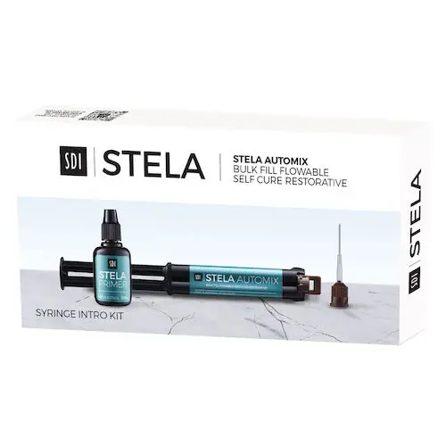 SDI Stela Automix Intro Kit, Bulk Fill Flowable Self-Cure Composite, Universal Shade, 8g Syringe + 5ml Primer, 8640002 thumbnail 3
