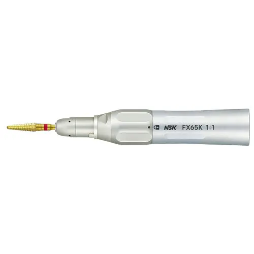 NSK FX Series FX65K Low Speed Air Straight Handpiece, Non-Optic, 1:1 Direct Drive, 40,000 RPM, KaVo and W&H Backend, HA12020001 thumbnail 2