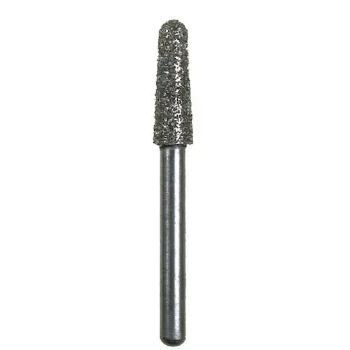 Spring Health Products Round End Taper FG Diamond Bur, Super Coarse, 856-023, 25/Pack, Z775.7SC25 thumbnail 2