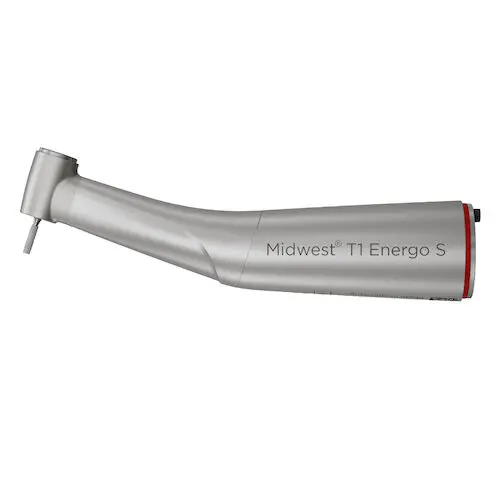 Midwest T1 Energo S 1:5 L Electric Handpiece Attachment, Contra Angle, Push Button Autochuck, Fiber Optic, Titanium, 875305 thumbnail 3