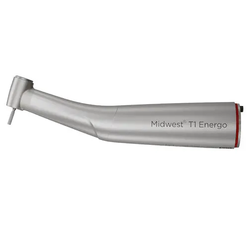 Midwest T1 Energo Electric Handpiece Attachment, 1:5 L, Contra Angle, Titanium, Fiber Optic, 875315 thumbnail 3