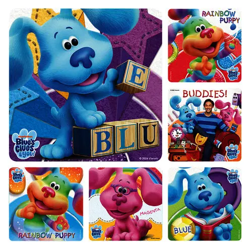 Blue's Clues & You Stickers, Assorted Designs, 2.5" x 2.5", 100/Roll, PS788 thumbnail 2