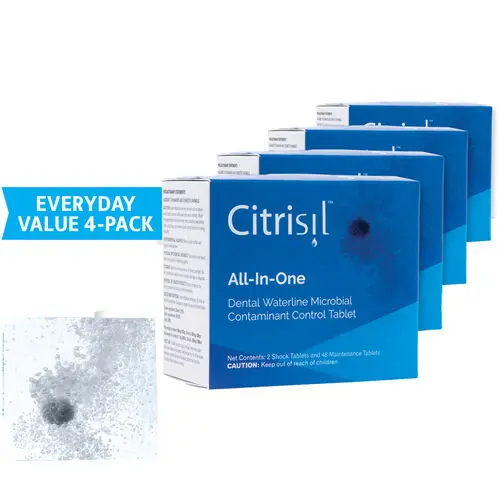 Citrisil White All-In-One Waterline Maintenance Tablets, 0.7-1 Liter Bottles, Value Pack of 4 (4 x 48 Tablets), C50-W-VAL4 thumbnail 4