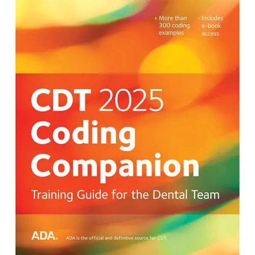 CDT 2025 Coding Companion: Training Guide for the Dental Team, Spiral-Bound, J455BT thumbnail 2