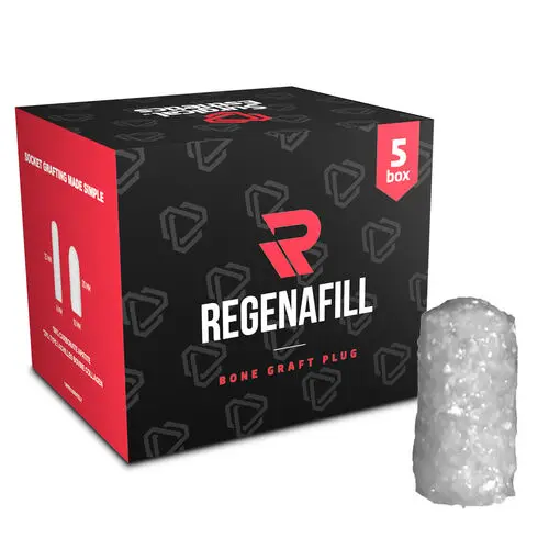 RegenaFill™ Bone Graft Plug, 10mm x 20mm, 5/Box, RFP10X20 thumbnail 2