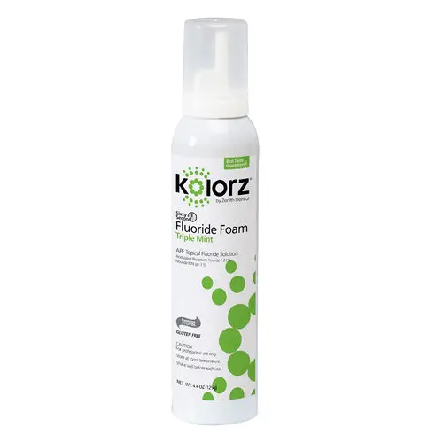 Kolorz Sixty-Second Fluoride Foam, Triple Mint, 1.23% APF, 4.4 oz Can, 766201 thumbnail 8