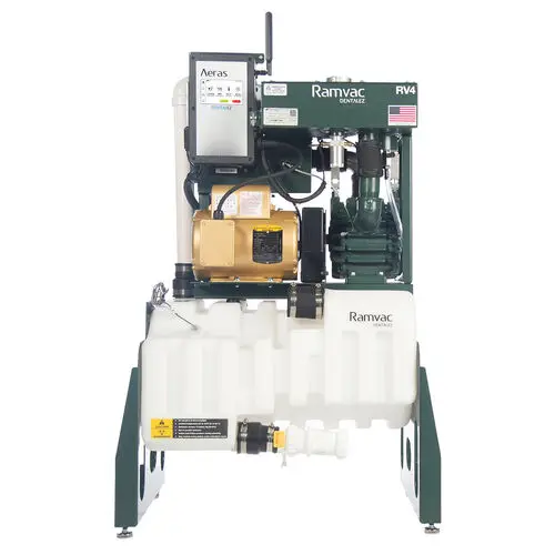 Ramvac 4 Dry Vacuum System with Aeras Intel, 15 Gallon, 115V/230V, RV4-12T - Ramvac Dry Vacuums with Aeras Intel, Ramvac 4 Dry Vacuum System, 15 Gallon, RV4-12T - Image 1
